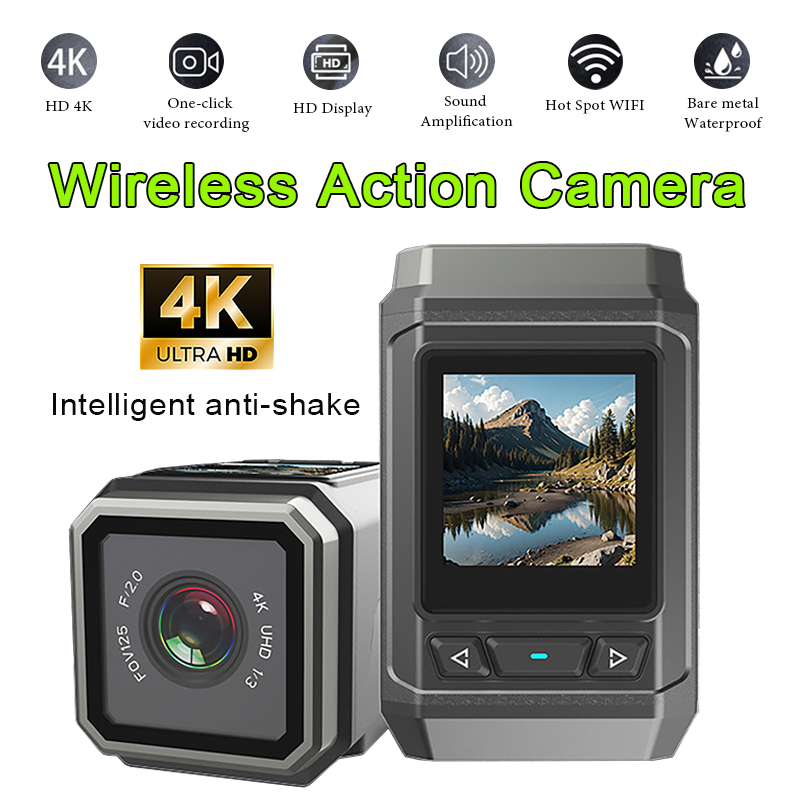 Garden Camera - HD 4K Aksiyon Kamerası Kablosuz Wi-Fi