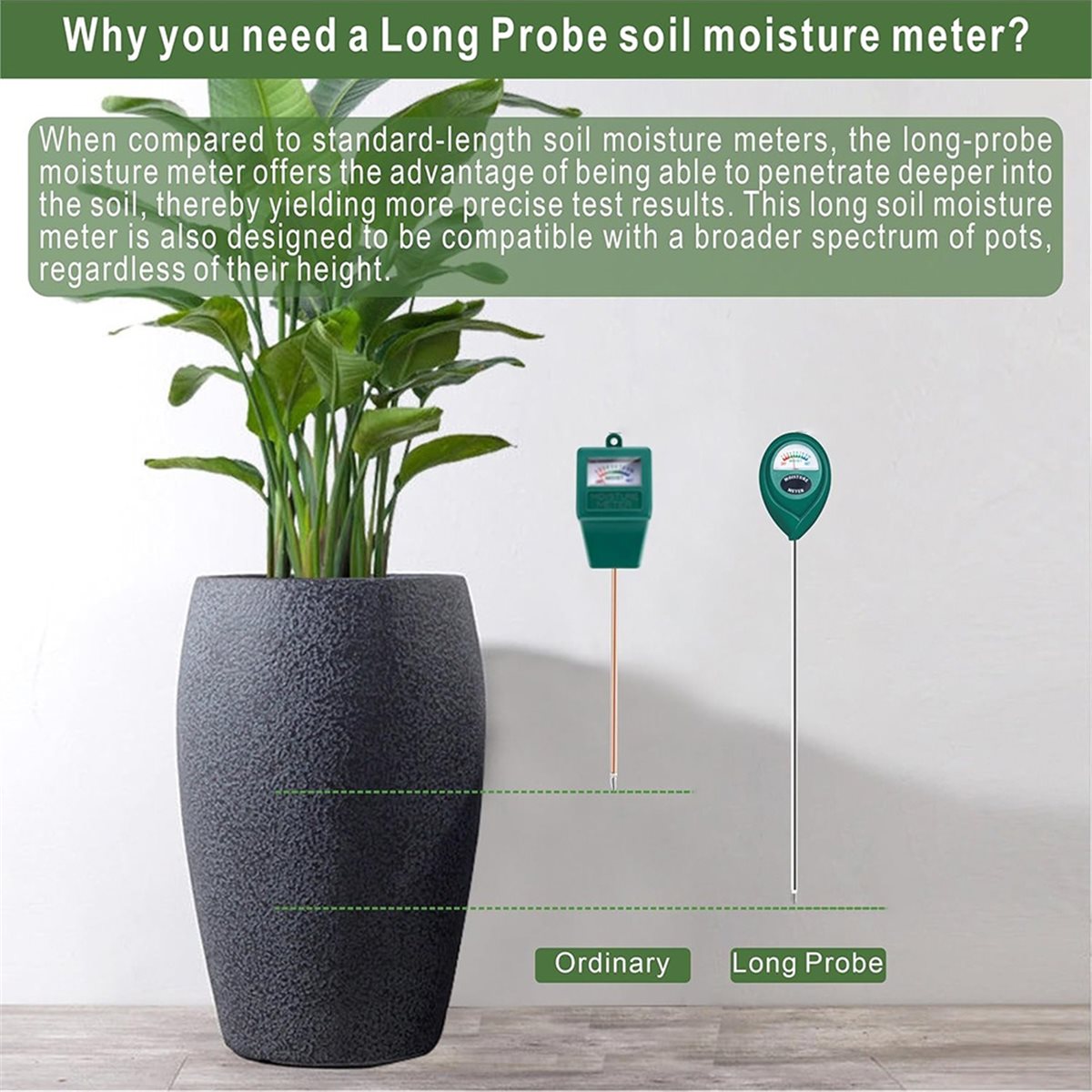 Plant Sensor - LNHF Uzun Prob Derin Kullanım Toprak