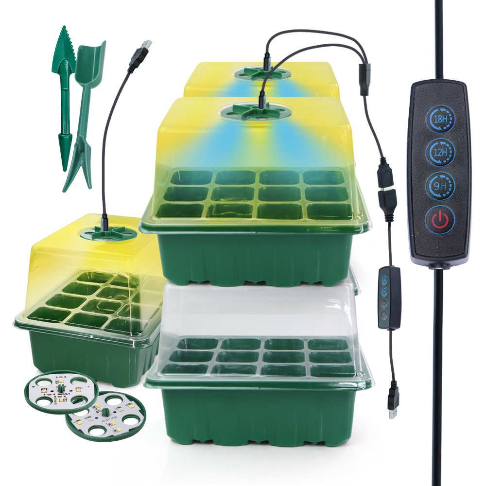 Grow Light Led - Büyümek Işık ile LED Fidanlık Saksıları