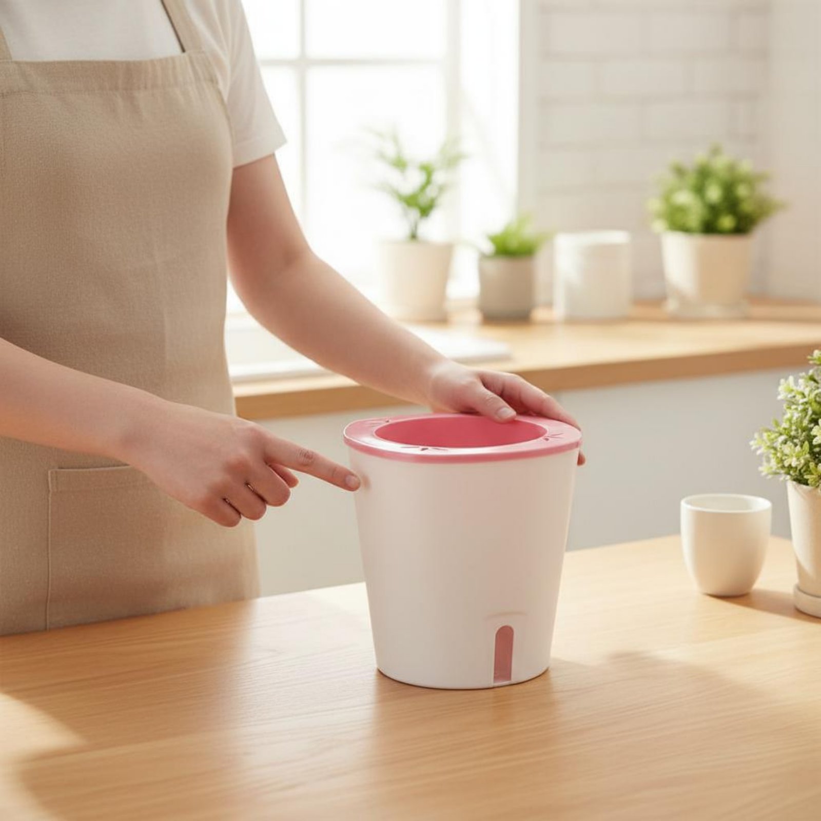 Self Watering Planter - Kendi Kendine Sulayan Saksı Büyük Boy