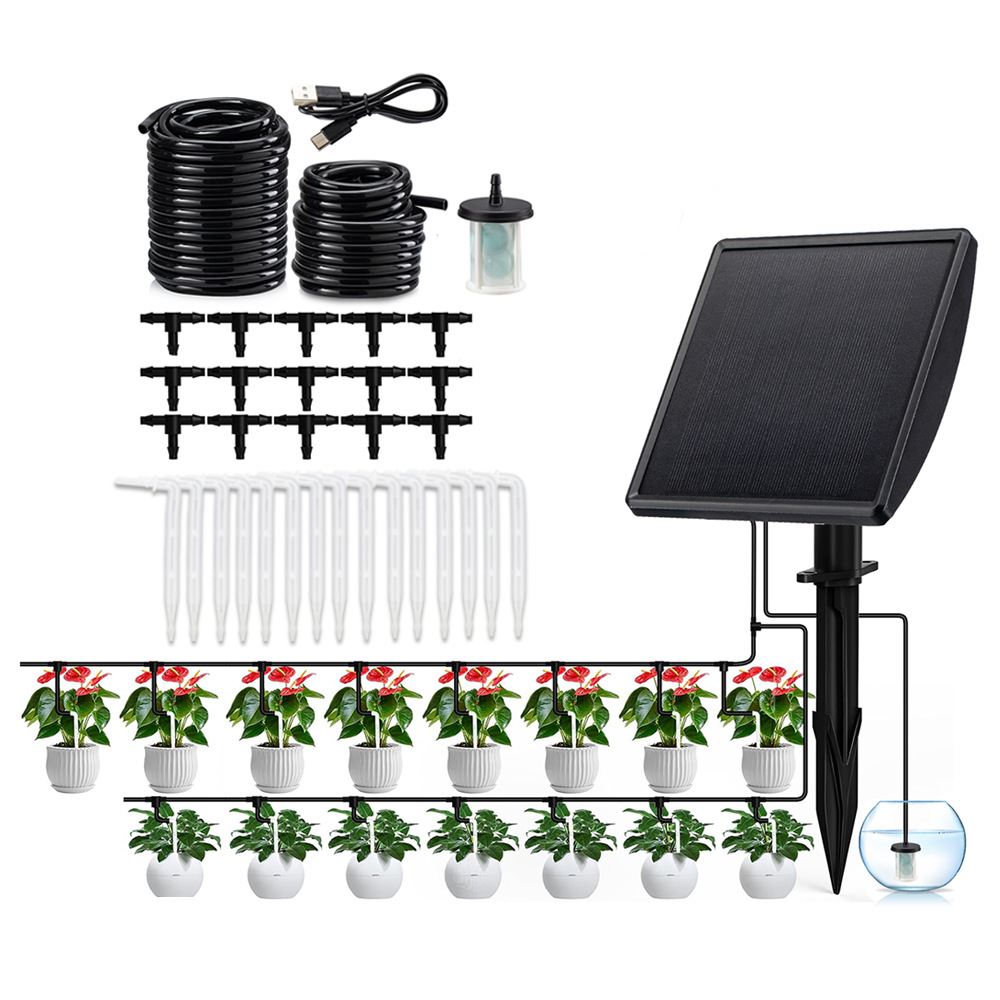 Smart Garden System - Güneş Enerjili Otomatik Damlama Sulama Pompası