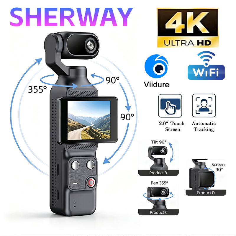 4K/1080P Gimbal Aksiyon Kamera - Garden Camera incelemesi ve fiyatı