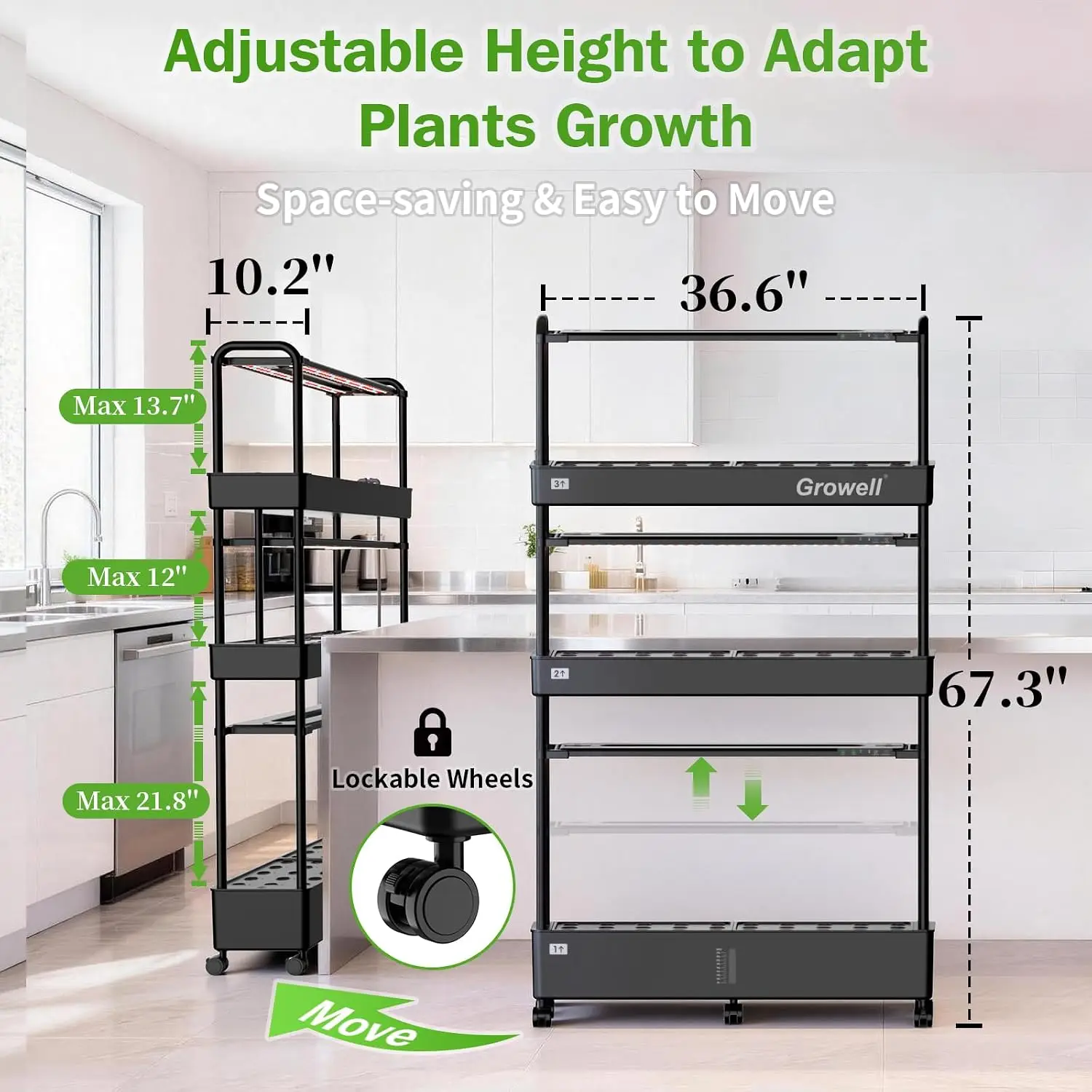 Büyük Hidroponik Yetiştirme Si - Indoor Garden Kit incelemesi ve fiyatı